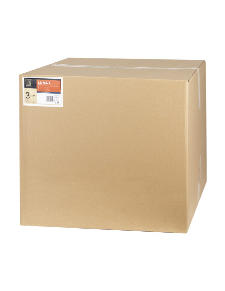 LUNA L oprawa ogrodowa kula  1xE27, 1x60W, IP44, biała, Ø 600