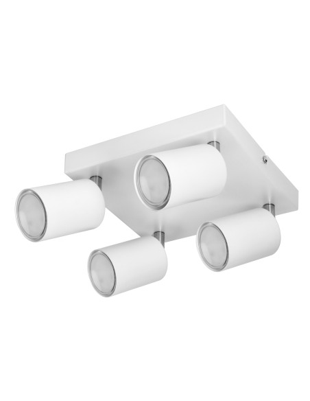 DOA SP4, oprawa ścienno-sufitowa, GU10 max. 4x50W, IP20, biała, kwadrat