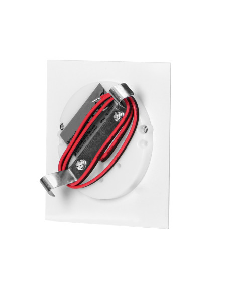 DRACO LED NEW 1,5W, oprawa schodowa podtynkowa, 12VDC, 30lm, 3000K, biała, innowacyjny sposób montażu