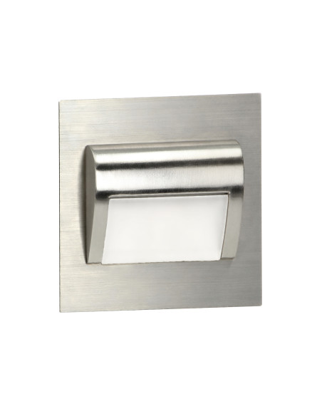 DRACO LED NEW 1,5W, oprawa schodowa podtynkowa, 12VDC, 30lm, 6000K, satyna, innowacyjny sposób montażu