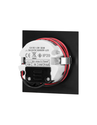 TRACO LED 1,5W, oprawa schodowa podtynkowa,...