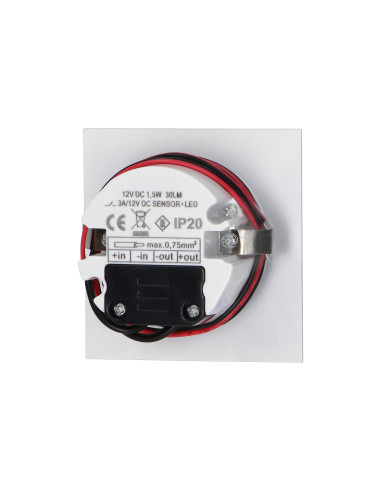 TRACO LED 1,5W, oprawa schodowa podtynkowa,...