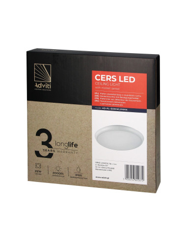  CERS LED plafon z mikrofalowym czujnikiem...