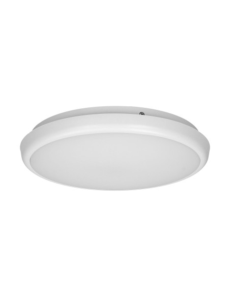 CERS LED 16W, plafon oświetleniowy, 1300lm, IP65, 4000K, poliwęglan mleczny, biały