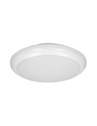 LAPIS LED 12W, plafon oświetleniowy, 800lm, IP65, 4000K, IK10, poliwęglan mleczny, biały