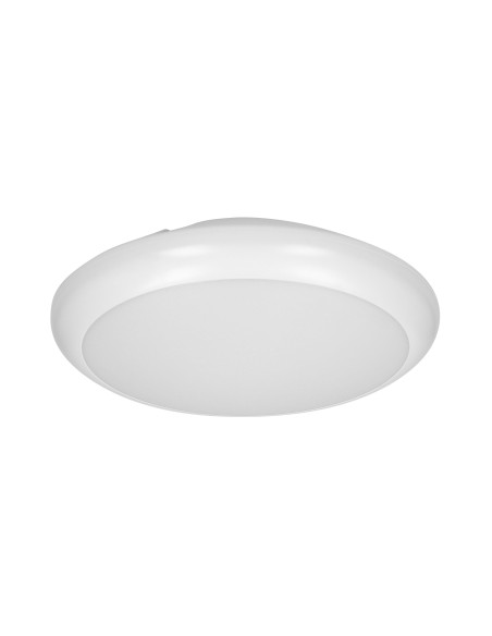LAPIS LED 12W, plafon oświetleniowy, 800lm, IP65, 4000K, IK10, poliwęglan mleczny, biały