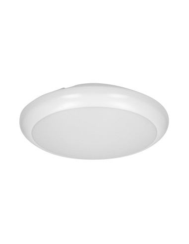  LAPIS LED 12W, plafon oświetleniowy z mikrofalowym czujnikiem ruchu,  800lm, IP65, 4000K, IK10, poliwęglan mleczny,...