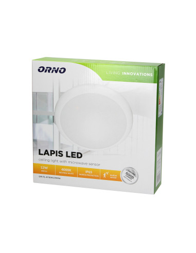  LAPIS LED 12W, plafon oświetleniowy z...