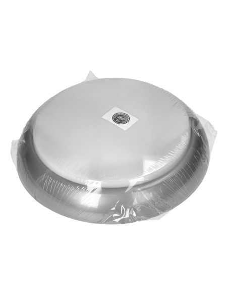 KOKO oprawa 2xE27, 2x40W, srebrna-polipropylen, klosz matowy-poliwęglan, IP44, IK10