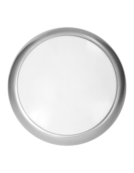 KOKO oprawa 2xE27, 2x40W, srebrna-polipropylen, klosz matowy-poliwęglan, IP44, IK10