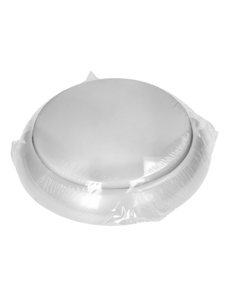 KOKO oprawa 2xE27, 2x40W, biała-polipropylen, klosz matowy-poliwęglan, IP44, IK10