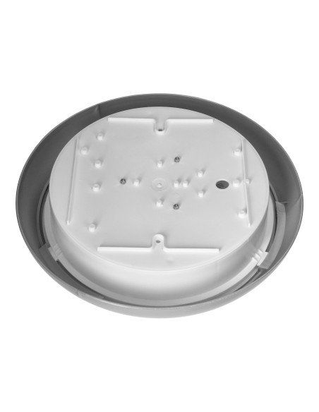  KOKO oprawa LED z mikrofalowym czujnikiem ruchu, 12W, 3000K, 1100lm, srebrna-polipropylen, klosz matowy-poliwęglan,...