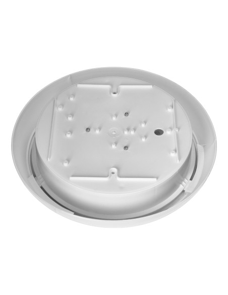 KOKO oprawa LED z czujnikiem ruchu PIR, 12W, 3000K, 1100lm, biała-polipropylen, klosz matowy-poliwęglan, IP44, IK10