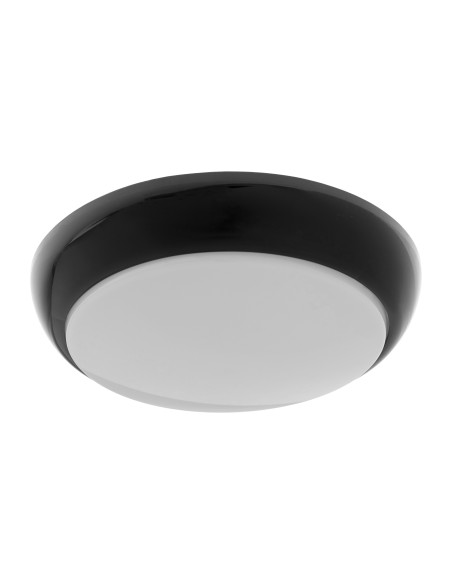 KOKO oprawa LED, 18W, 4000K, 1800lm, czarna-polipropylen, klosz matowy-poliwęglan, IP44, IK10