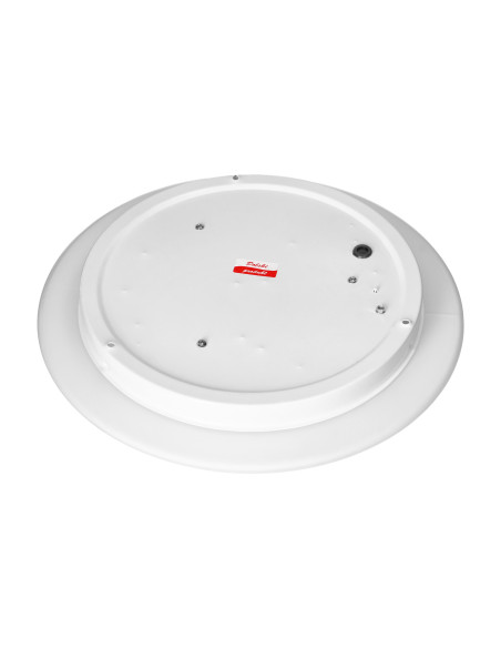 LUBA oprawa 3xE27, moc max. 3x60W, biała-stal, klosz matowy-szkło, IP44