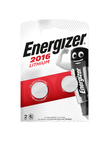 BATERIE ENERGIZER SPECJALISTYCZNE CR2016, 2 szt.