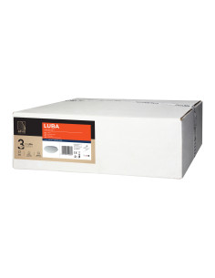 LUBA oprawa LED, 18W, 4000K, 1800lm, biała-stal, klosz... 2