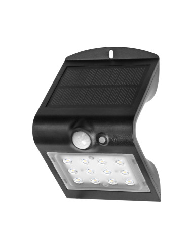  SILOE LED 1,5W, lampa solarna z czujnikiem ruchu 120st, 190lm, IP65, 4000K, 1200mAh, podwójne źródło światła,...