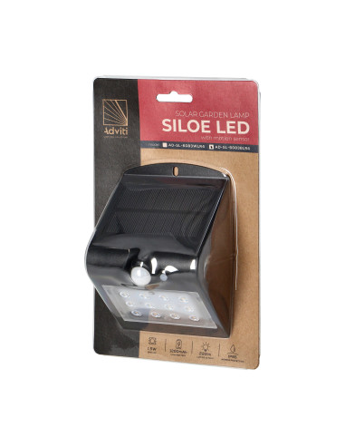  SILOE LED 1,5W, lampa solarna z czujnikiem...