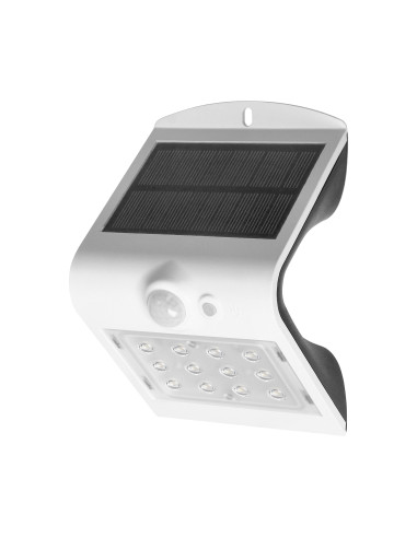  SILOE LED 1,5W, lampa solarna z czujnikiem ruchu 120st, 190lm, IP65, 4000K, 1200mAh, podwójne źródło światła,...