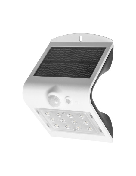  SILOE LED 1,5W, lampa solarna z czujnikiem ruchu 120st, 190lm, IP65, 4000K, 1200mAh, podwójne źródło światła,...