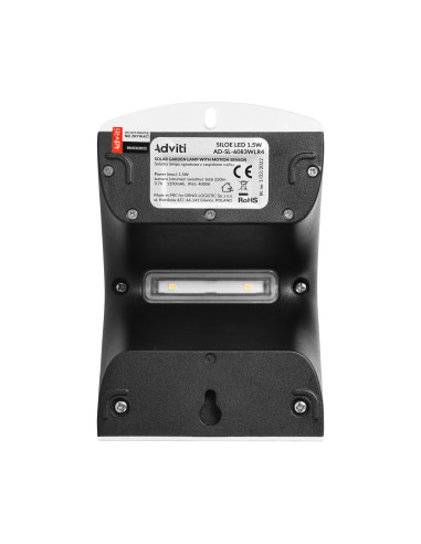  SILOE LED 1,5W, lampa solarna z czujnikiem...