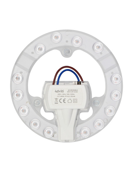 AVIS II LED panel świetlny LED 12W, 1200lm, 4000K, Ø 137