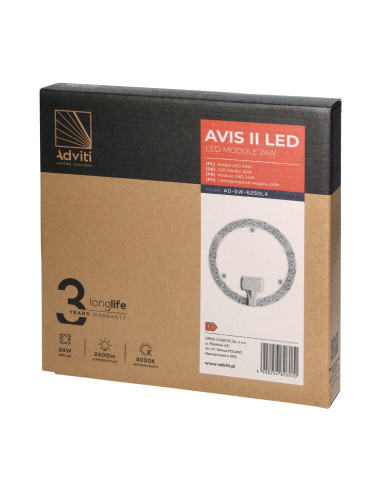 AVIS II LED panel świetlny LED 24W, 2400lm,...