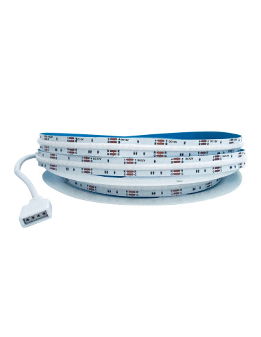 Taśma LED COB 12V, 840L/m, 15W/m, IP20, RGB, 5m