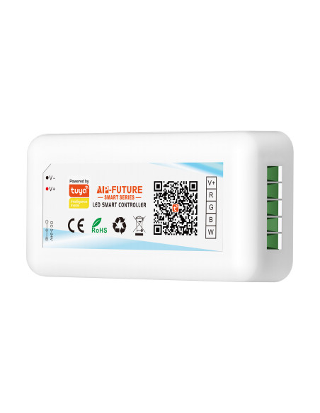 Bezdprzewodowy sterownik do taśm LED RGBW Tuya, 5-24V 24A