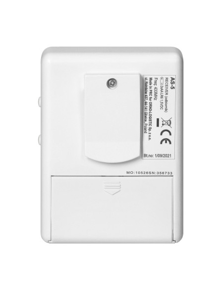 Czujnik ruchu z sygnalizacją bezprzewodową, 100m, bateryjny