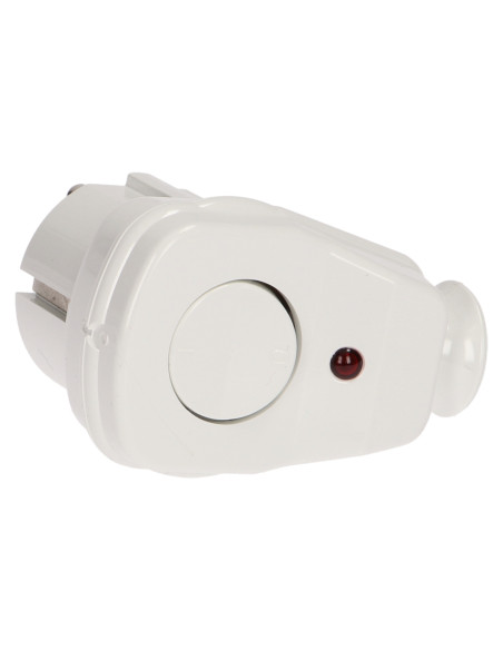 Wtyczka kątowa 2P+Z z włącznikiem i kontrolką