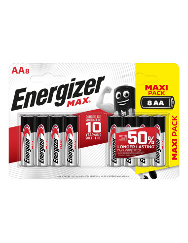 BATERIE ENERGIZER MAX AA LR6, 8 szt.