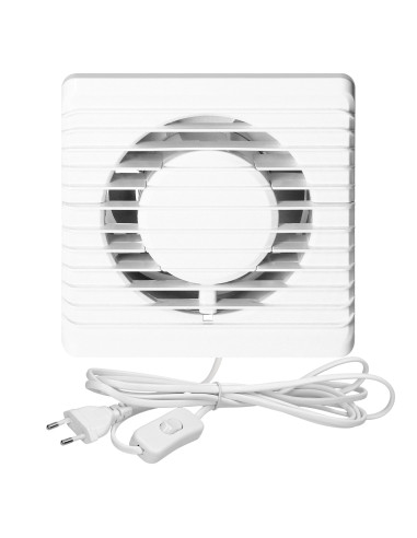 Wentylator łazienkowy 125mm - Przewód z...