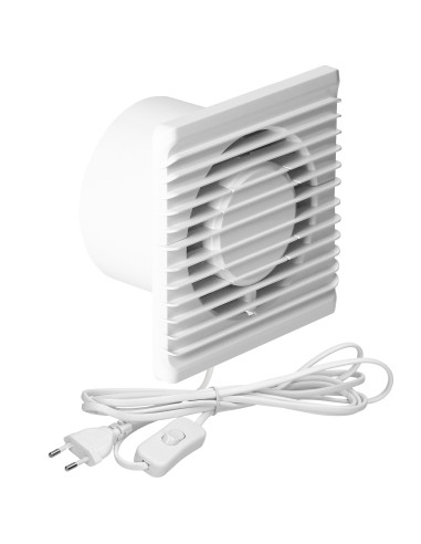 Wentylator łazienkowy 125mm - Przewód z...