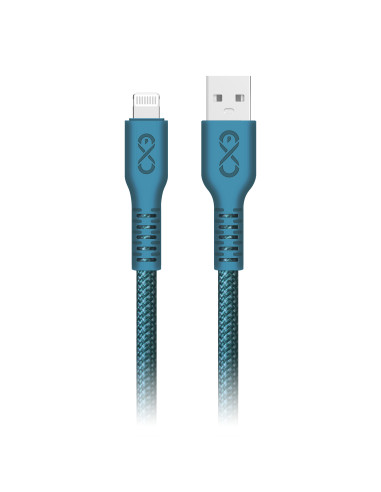 Kabel USB-A - Lightning eXc IMMORTAL, 0.9m, 30W, szybkie ładowanie, kolor mix