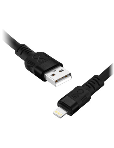 Kabel USB-A - Lightning eXc WHIPPY Pro, 0.9M, 29W, szybkie ładowanie, kolor mix ciemny