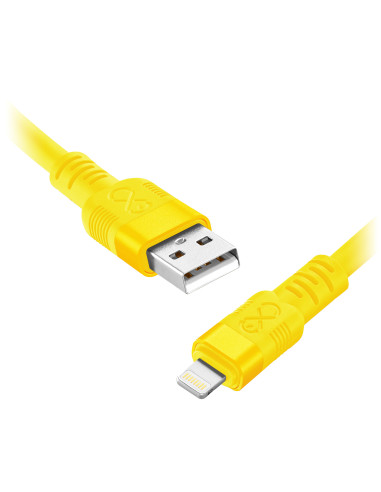 Kabel USB-A - Lightning eXc WHIPPY Pro, 0.9M, 29W, szybkie ładowanie, kolor mix neonowy