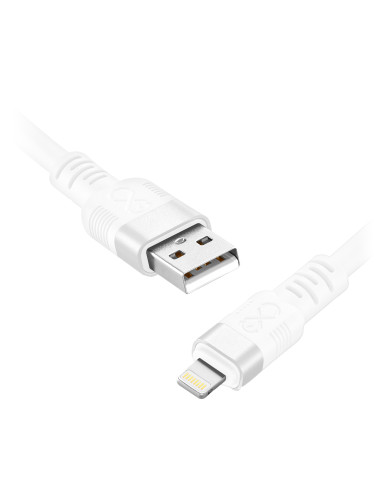 Kabel USB-A - Lightning eXc WHIPPY Pro, 2M, 12W, szybkie ładowanie, kolor mix ciemny