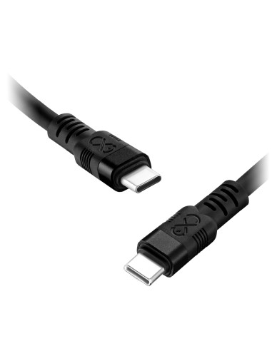 Kabel USB-C - USB-C eXc WHIPPY Pro, 0.9M, 100W, szybkie ładowanie, kolor mix ciemny