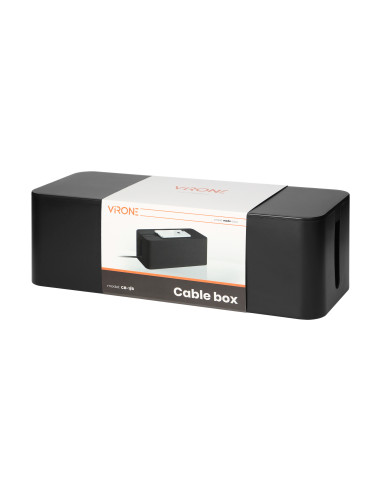 Organizer do kabli - cable box L, czarny