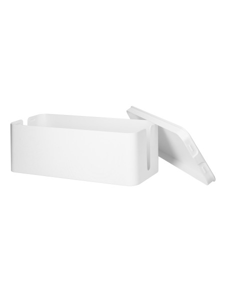 Organizer do kabli - cable box L, biały