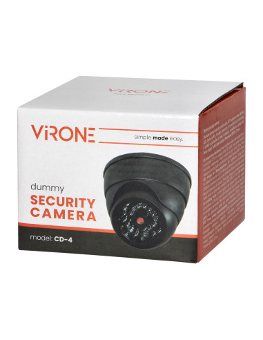 Atrapa kamery monitorującej z podczerwienią...