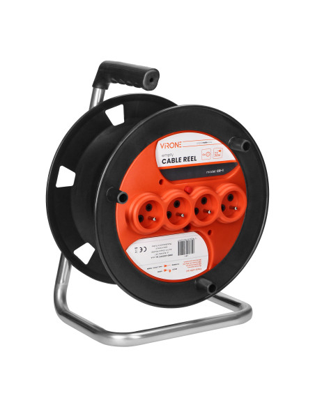 Zwijak bębnowy IP20 4x2P+Z 16A 230V