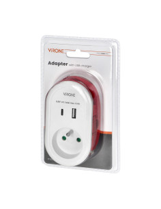 Adapter z ładowarką USB i kablem ładującym (typ C +... 2