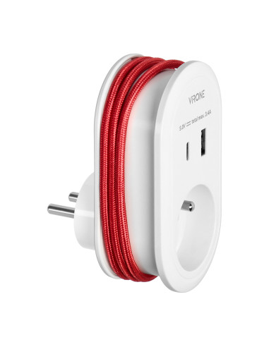 Adapter z ładowarką USB i kablem ładującym (typ...