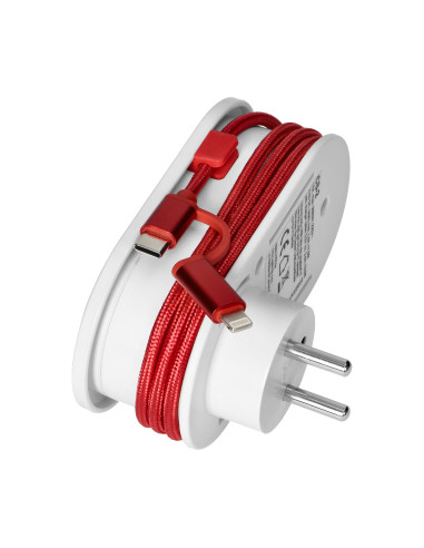 Adapter z ładowarką USB i kablem ładującym (typ...