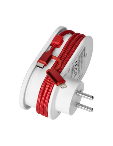 Adapter z ładowarką USB i kablem ładującym (typ...