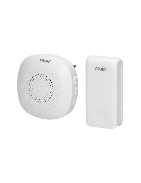 Dzwonek bezprzewodowy PRESSO AC z przyciskiem kinetycznym, learning system, 36 dźwięków