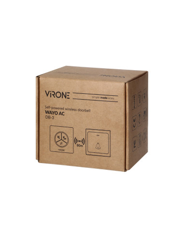 Dzwonek bezprzewodowy WAYO AC, sieciowy,...